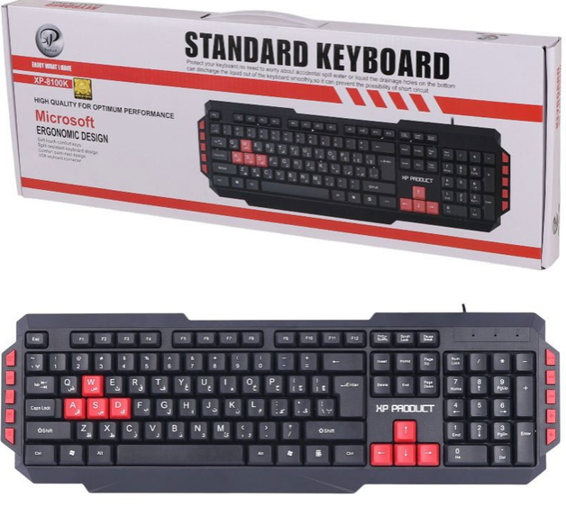 کیبورد برند PRODUCT مدل XP-8100K سیم دار